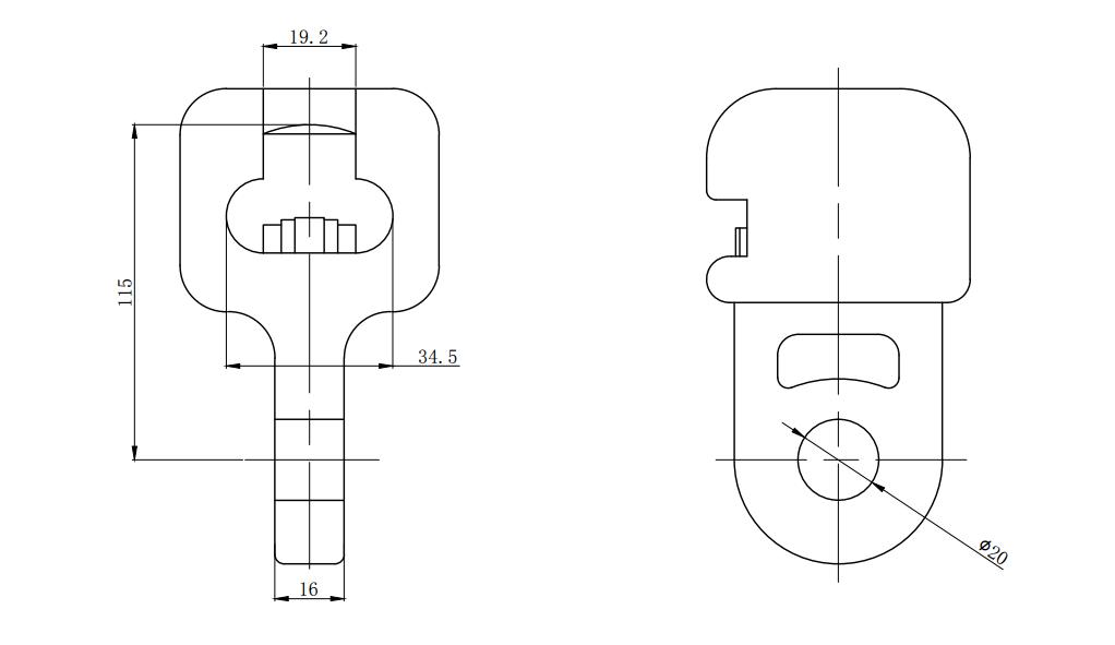 W Type Socket Clevis Eyes