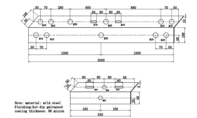 Clevis Plate with U bolt