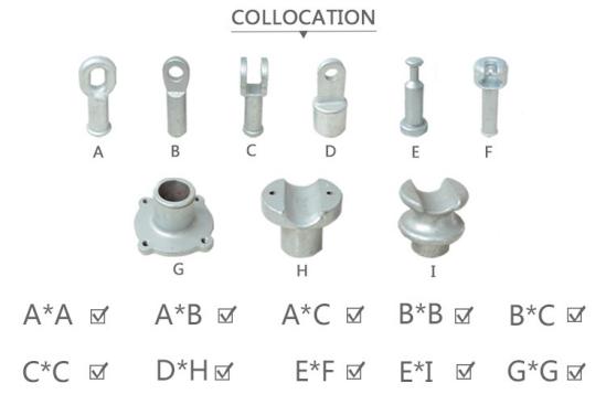 High Tensile Strength Solid 36kv Silicone Insulator